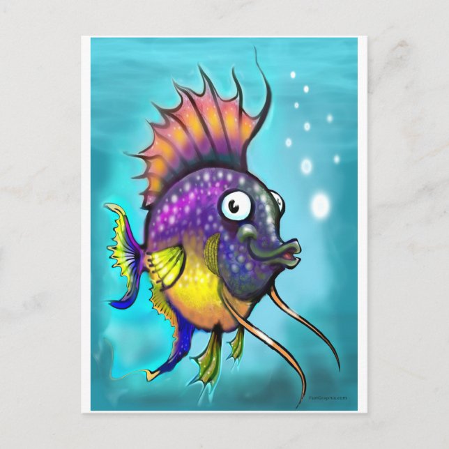 Rainbow Fish Postcard (Front)