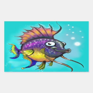 Rainbow Fish Sticker