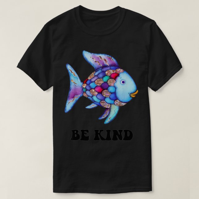 Rainbow Fish Teacher Life Teaching Back To School  T-Shirt (Design Front)