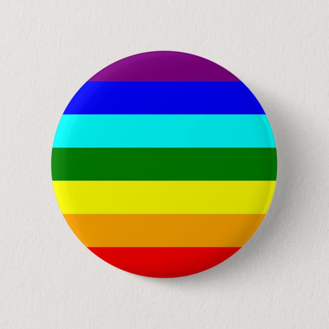 Rainbow Flag 2 Inch Round Button (Front)