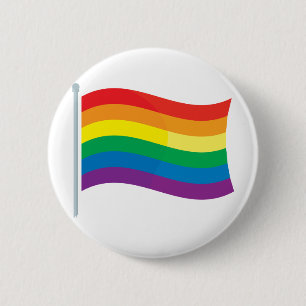 Rainbow Flag 2 Inch Round Button