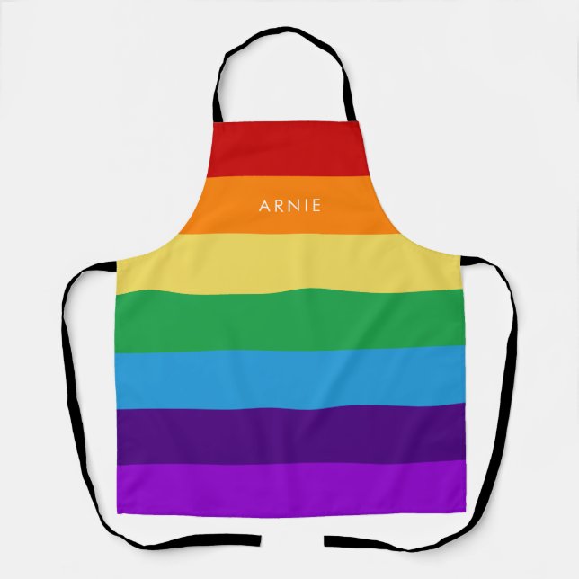 Rainbow flag apron (Front)