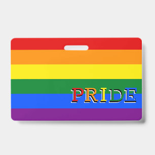 Rainbow Flag Badge & LGBT, Pride