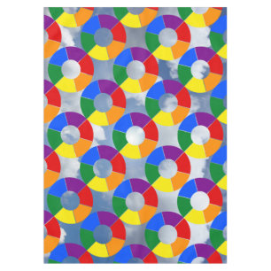 RAINBOW FLAG BUTTON RAYS + your background Tablecloth