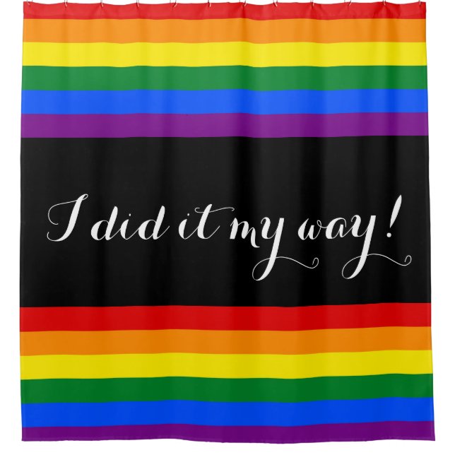 RAINBOW FLAG COLORS + your ideas (Front)