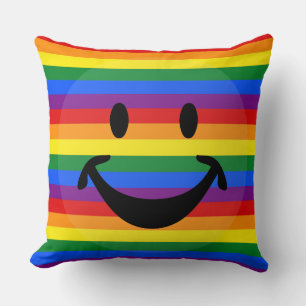 RAINBOW FLAG COLORS your ideas Throw Pillow