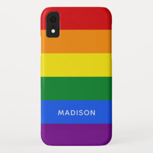 Rainbow Flag custom name phone cases