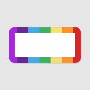 Rainbow flag Dry erase Name Tag