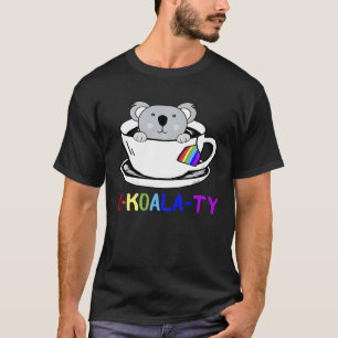 Rainbow Flag Gay Pride Koala Design Idea Lgbt T-Shirt