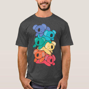 Rainbow Flag Gay Pride LGBTQ Koala T-Shirt