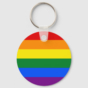 Rainbow Flag Keychain