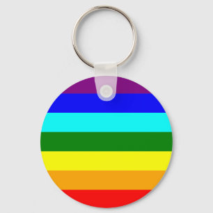 Rainbow Flag Keychain