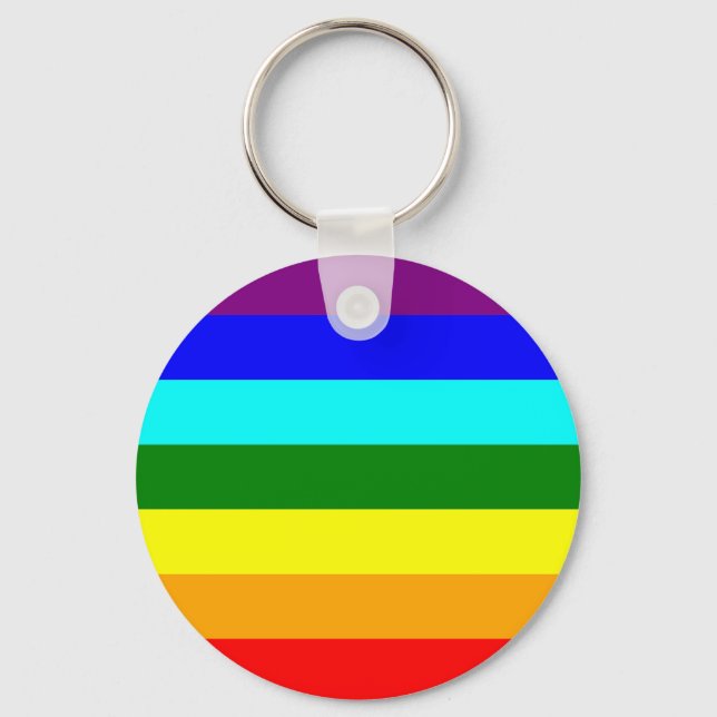 Rainbow Flag Keychain (Front)
