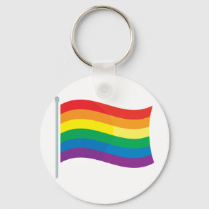 Rainbow Flag Keychain