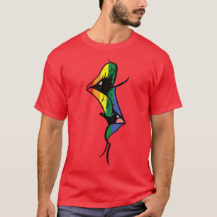 Rainbow Flag Kiss Pride Month Gay Ally Lgbtq Lgbt T-Shirt