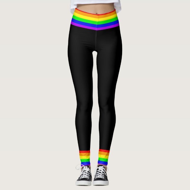Rainbow Flag Leggings (Front)