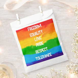 Rainbow Flag LGBT Favour Bag – Pride Party Gift