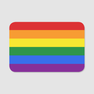 Rainbow Flag Name Tag