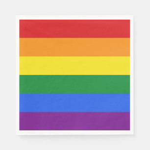 Rainbow Flag paper napkins