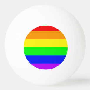 Rainbow Flag Ping Pong Ball