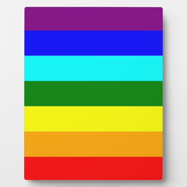 Rainbow Flag Plaque (Front)