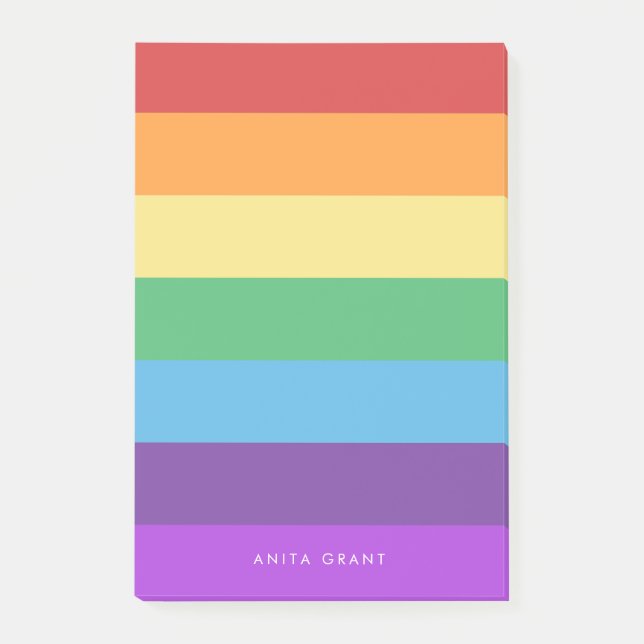 Rainbow flag post-it notes (Front)
