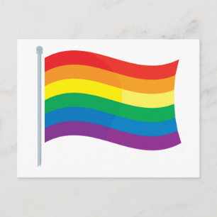 Rainbow Flag Postcard