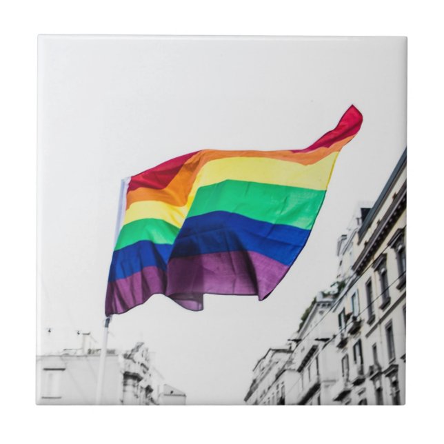 Rainbow Flag Pride Tile (Front)