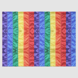 Rainbow flag rainbow stripes LGBT LGBTQ gay pride Tissue Paper