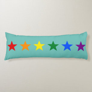 RAINBOW FLAG STARS + your ideas Body Pillow