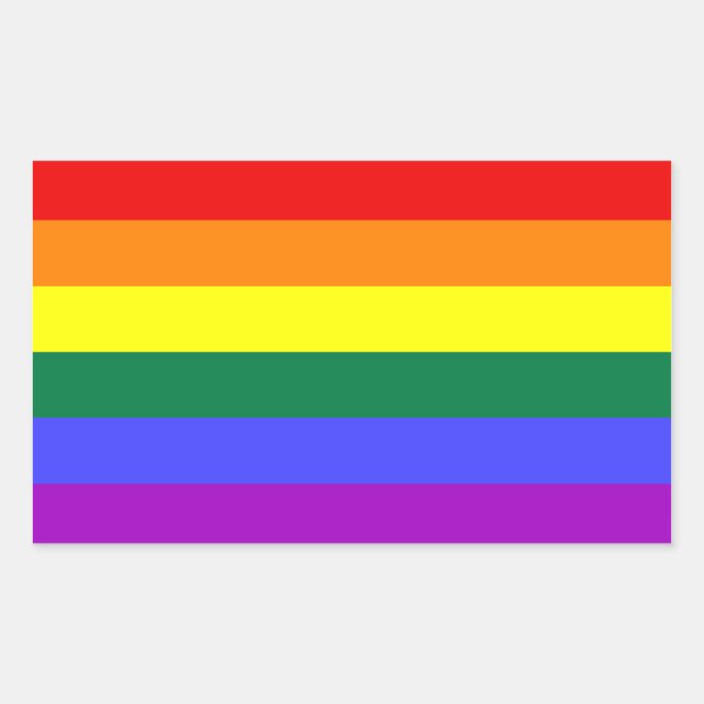 Rainbow Flag Sticker (Front)