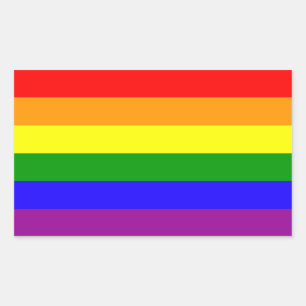Rainbow flag stickers