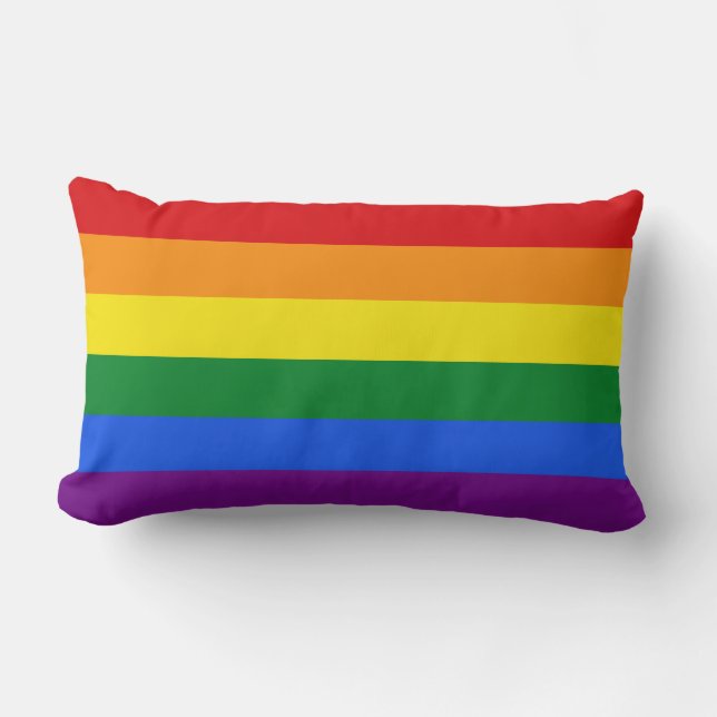 Rainbow Flag throw pillows (Front)