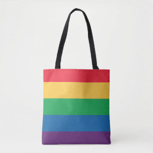 Rainbow Flag Tote Bag