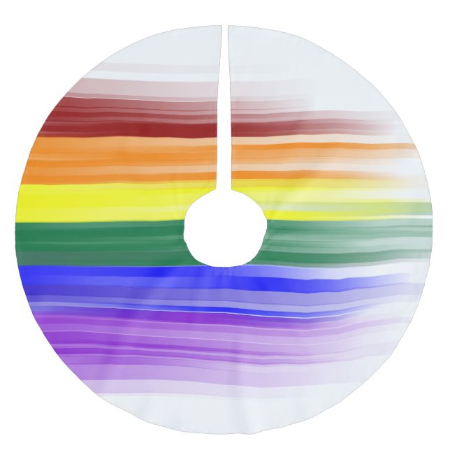 Rainbow Flag Tree Skirt (Front)