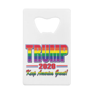 Rainbow-Flag-Trump-Keep-America-Great Credit Card Bottle Opener
