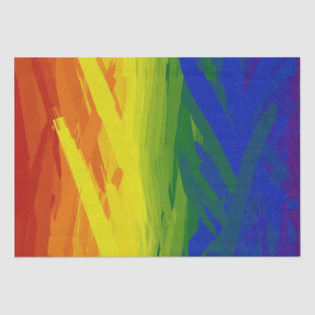 Rainbow Flames Gradient  Tissue Paper (Front)