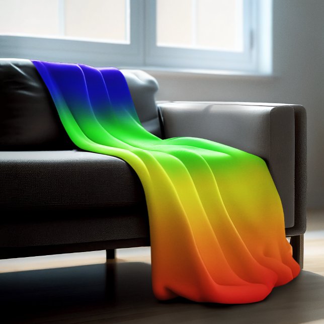 Rainbow Fleece Blanket (Creator Uploaded)