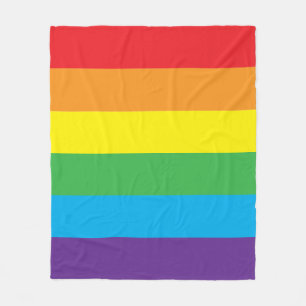 Rainbow Fleece Blanket