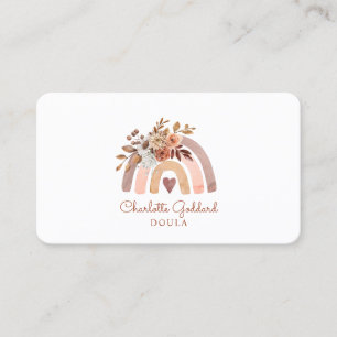 Rainbow Flora Doula Carte de visite