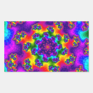Rainbow Floral Sprinkles Sticker