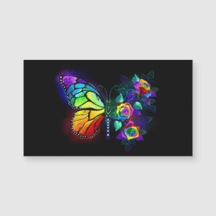 Rainbow flower butterfly