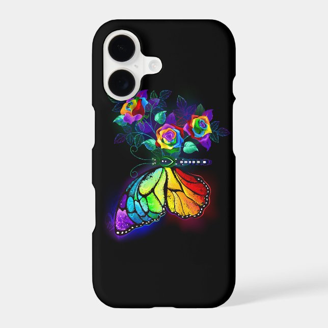Rainbow flower butterfly (Back)