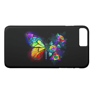 Rainbow flower butterfly Case-Mate iPhone case