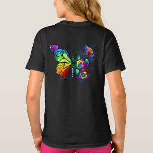 Rainbow flower butterfly T-Shirt