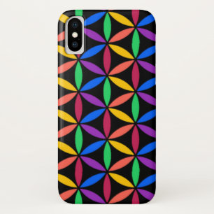 Rainbow Flower of Life Pattern Case-Mate iPhone Case
