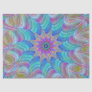 rainbow flower tissue paper