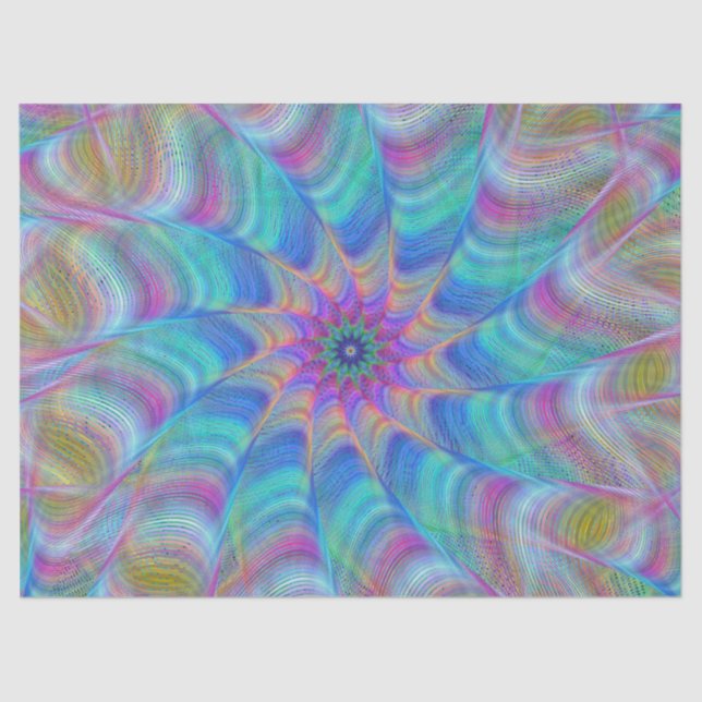 rainbow flower tissue paper (Front)