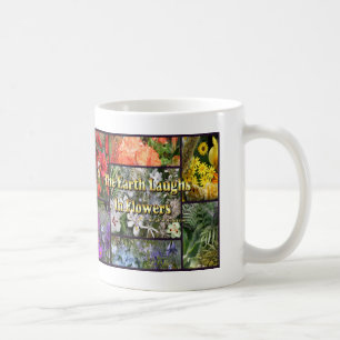 Rainbow Flowers - Earth Laughs by Emerson Coffee Mug