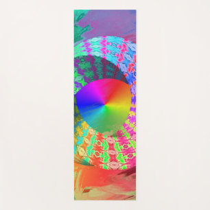 Rainbow Fluid Pour LGBT Gay Pride Yoga Mat